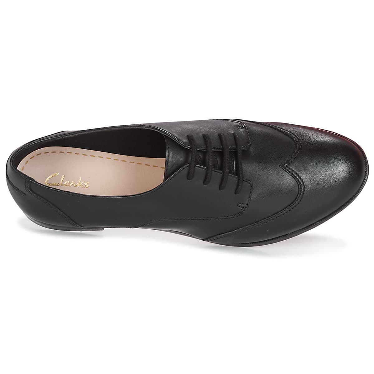 Women's Derby Shoes Clarks Black