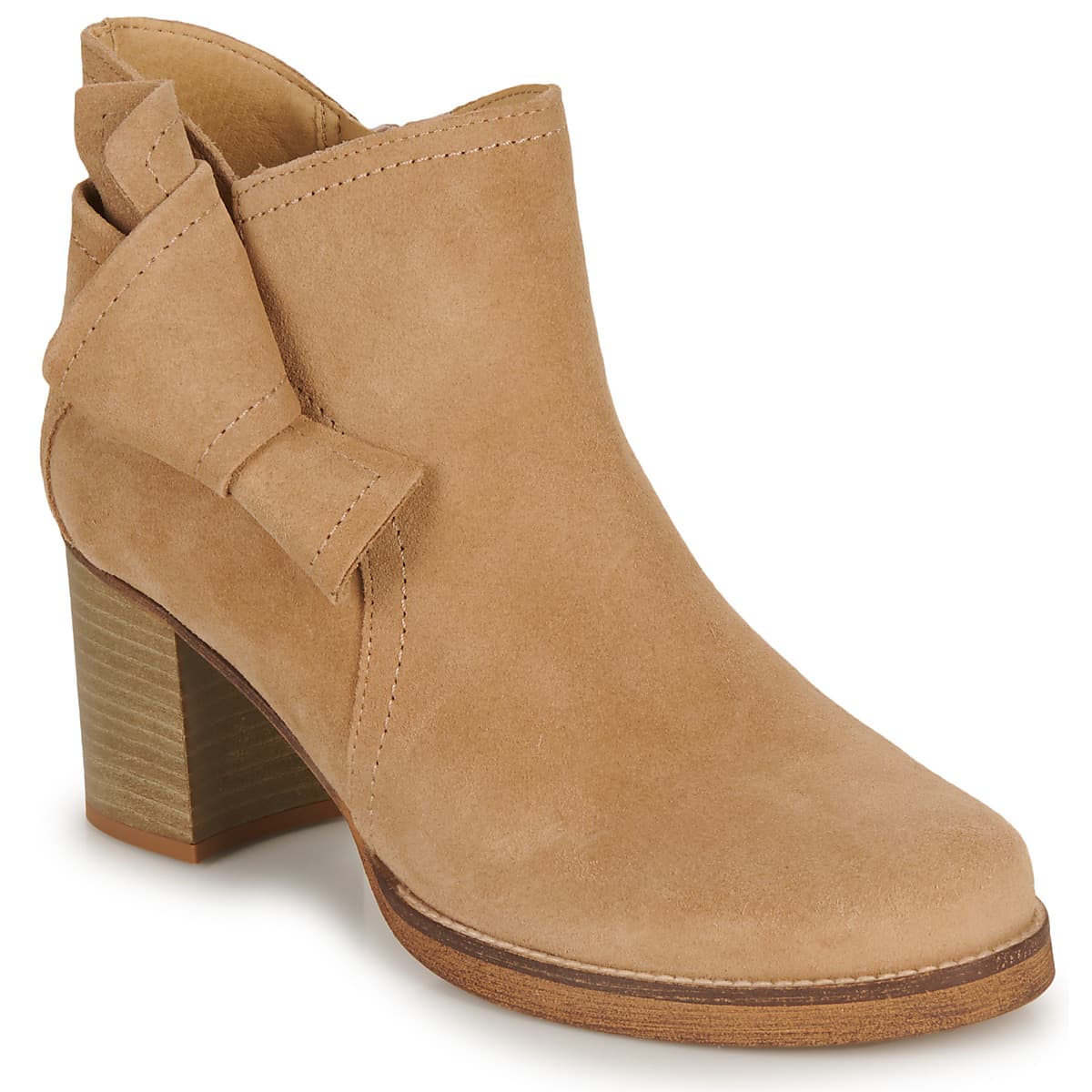 Women's Ankle Boots Casual Attitude Beige