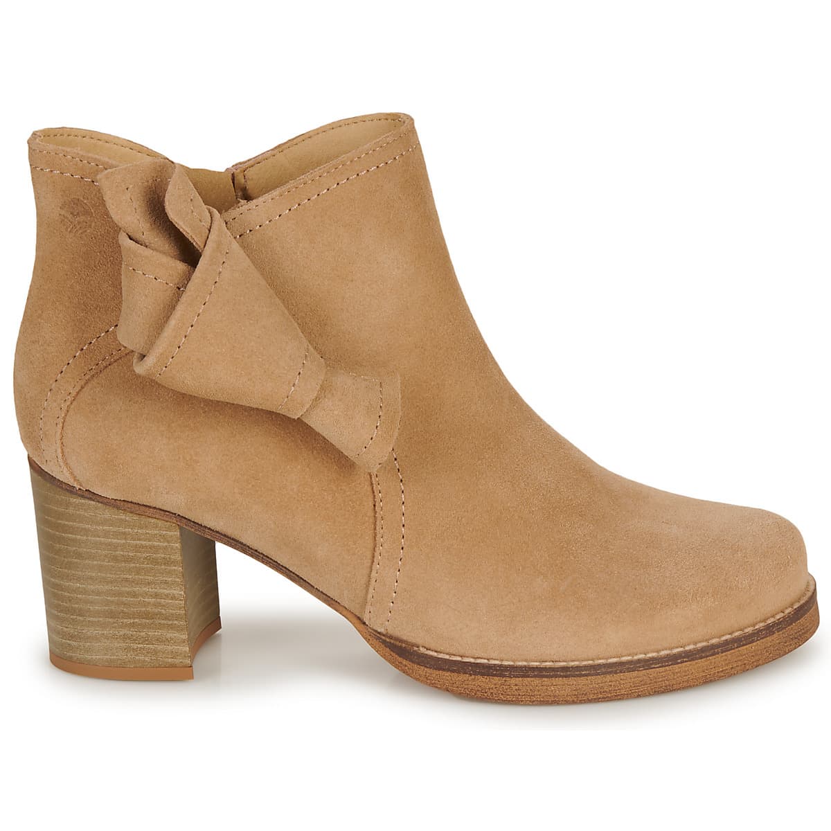 Women's Ankle Boots Casual Attitude Beige