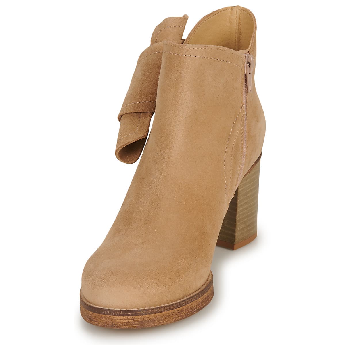 Women's Ankle Boots Casual Attitude Beige