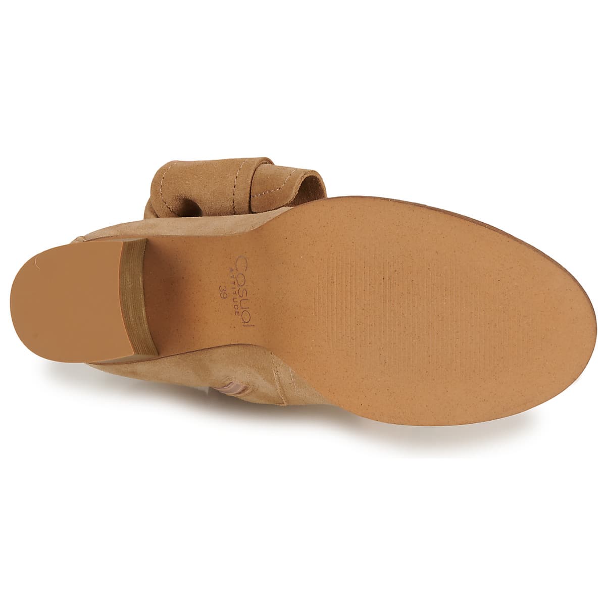 Women's Ankle Boots Casual Attitude Beige