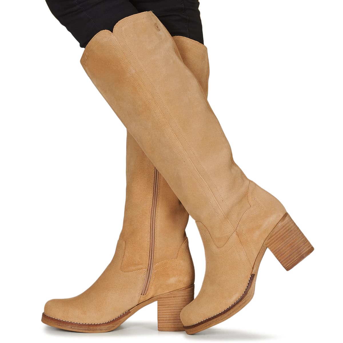 Women's Boots Casual Attitude Beige