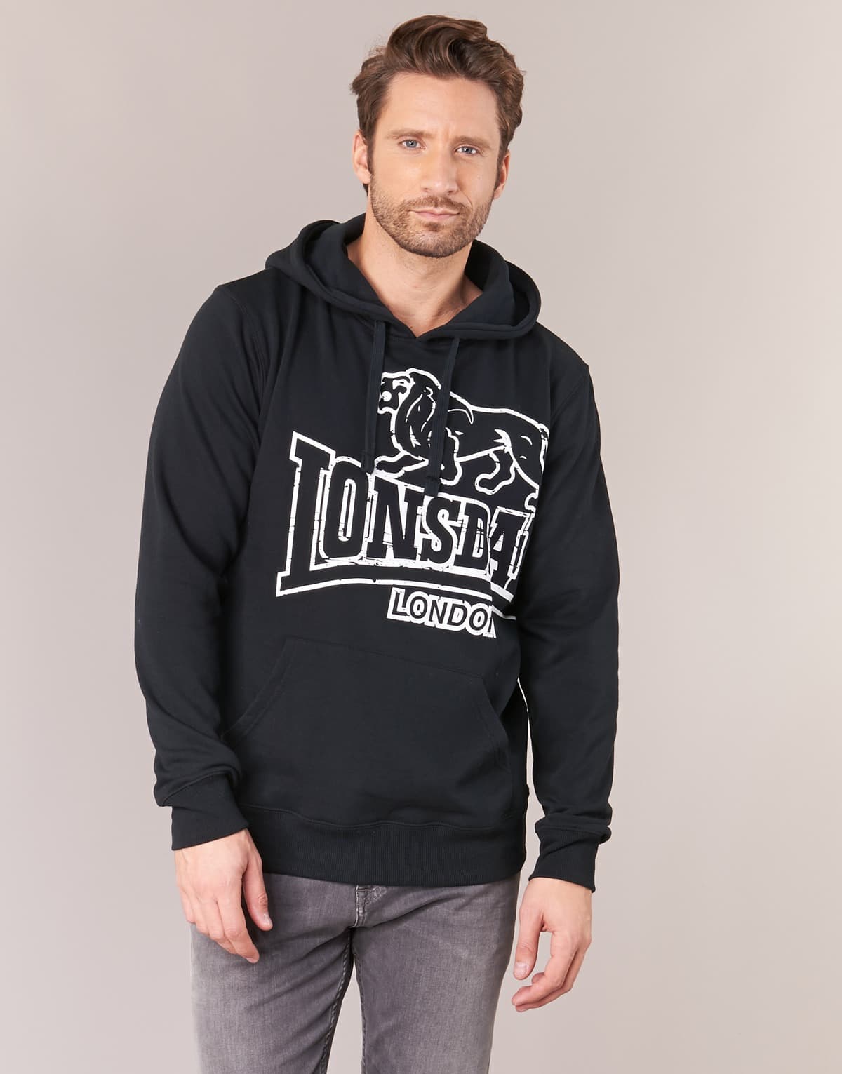 Men's Sweatshirts Lonsdale Black