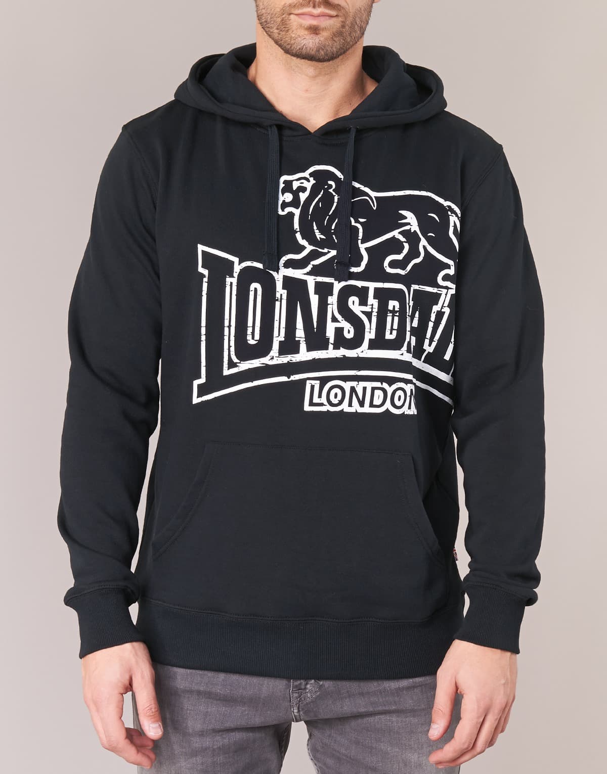Men's Sweatshirts Lonsdale Black