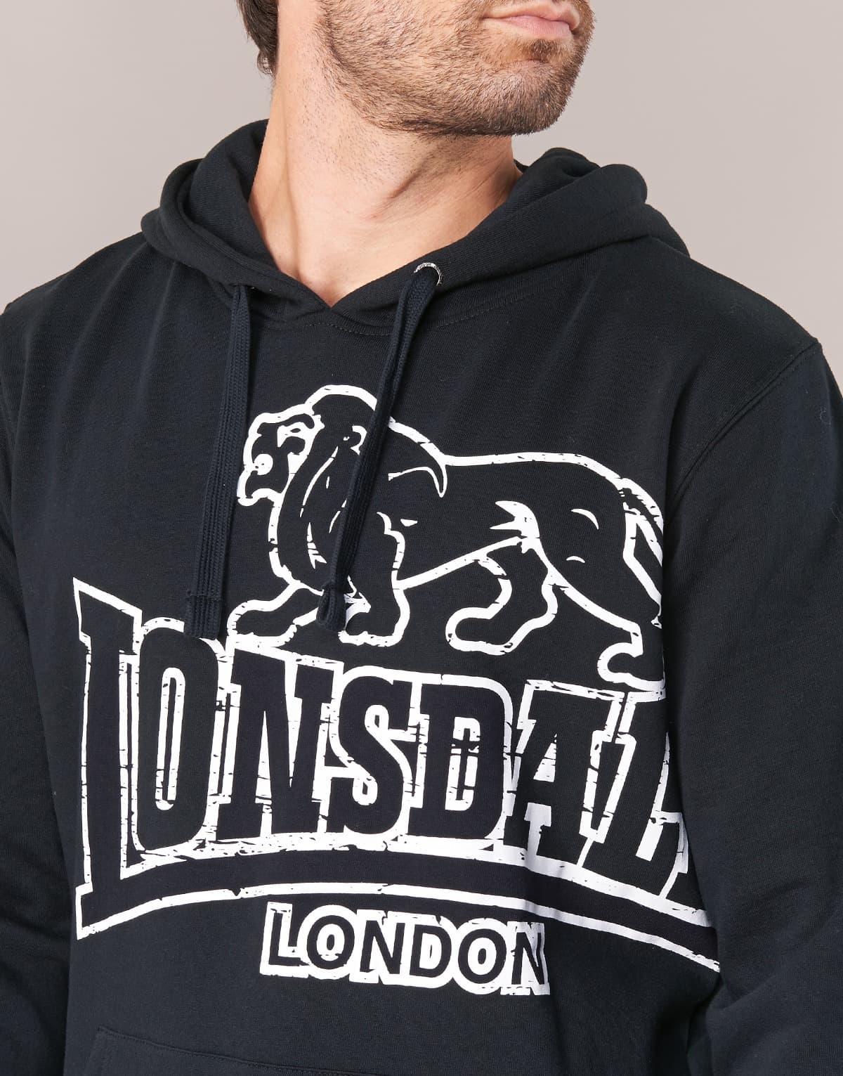 Men's Sweatshirts Lonsdale Black