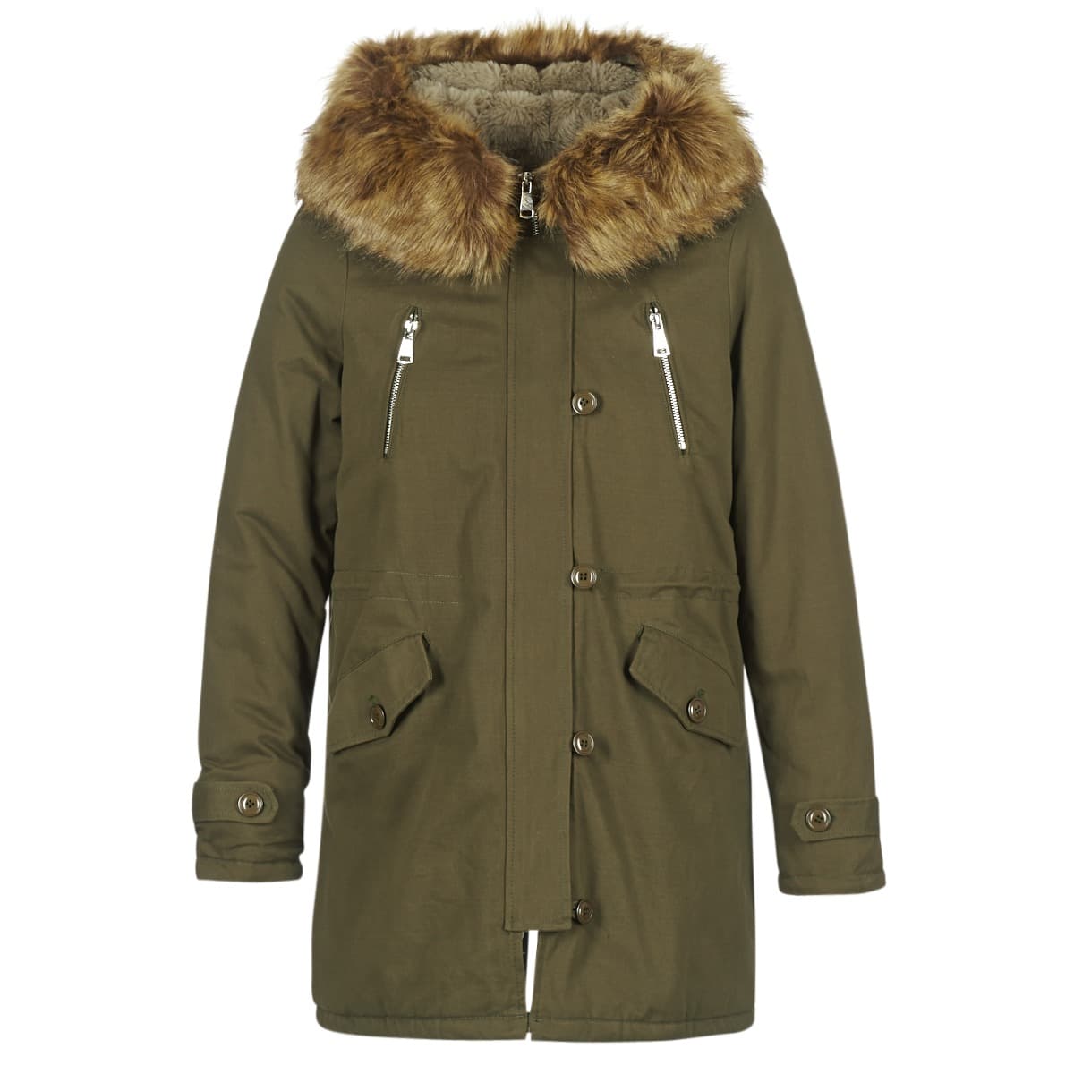Women's Parkas Betty London Khaki