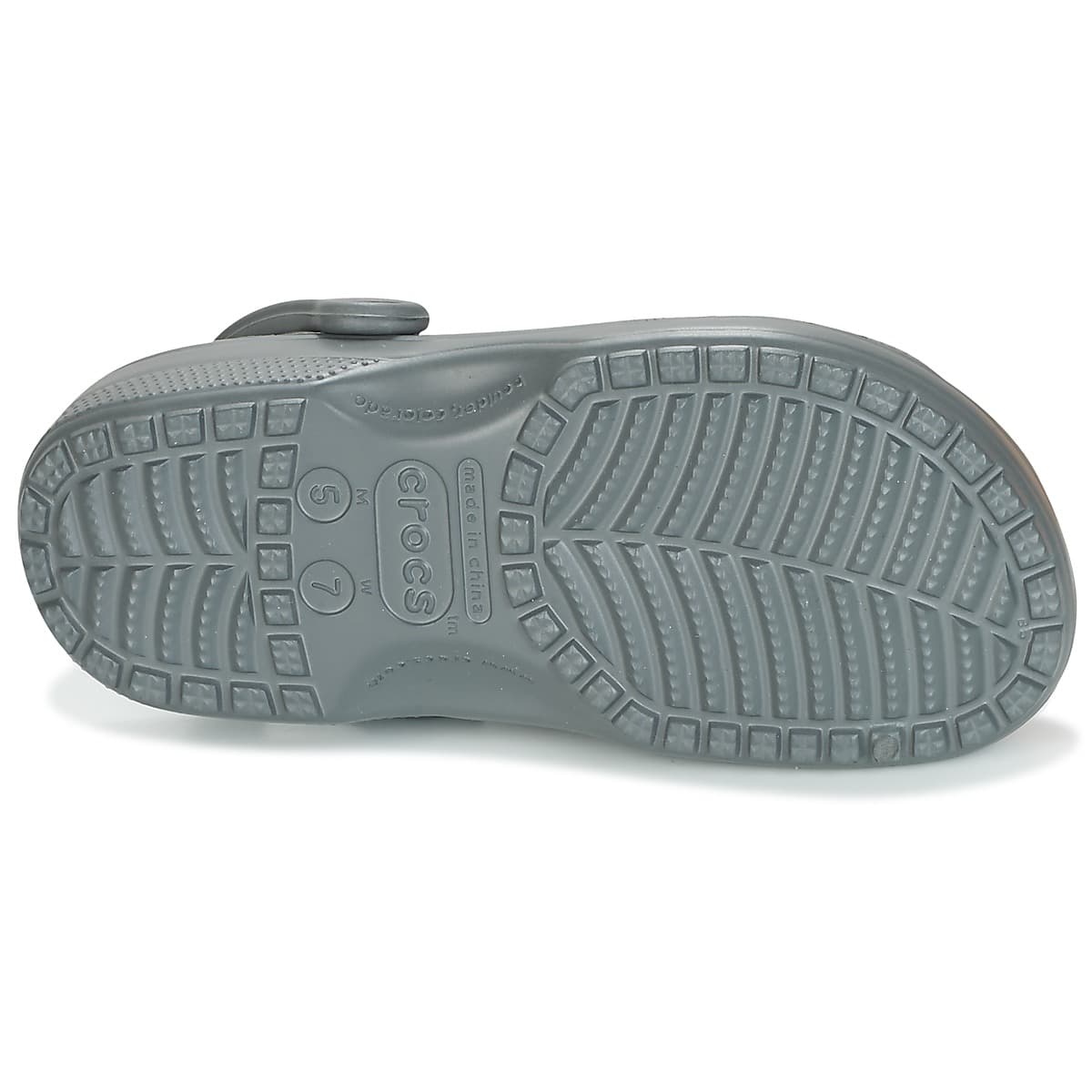 Crocs Classic Ανατομικά Ανδρικά Ανθρακί Σαμπώ