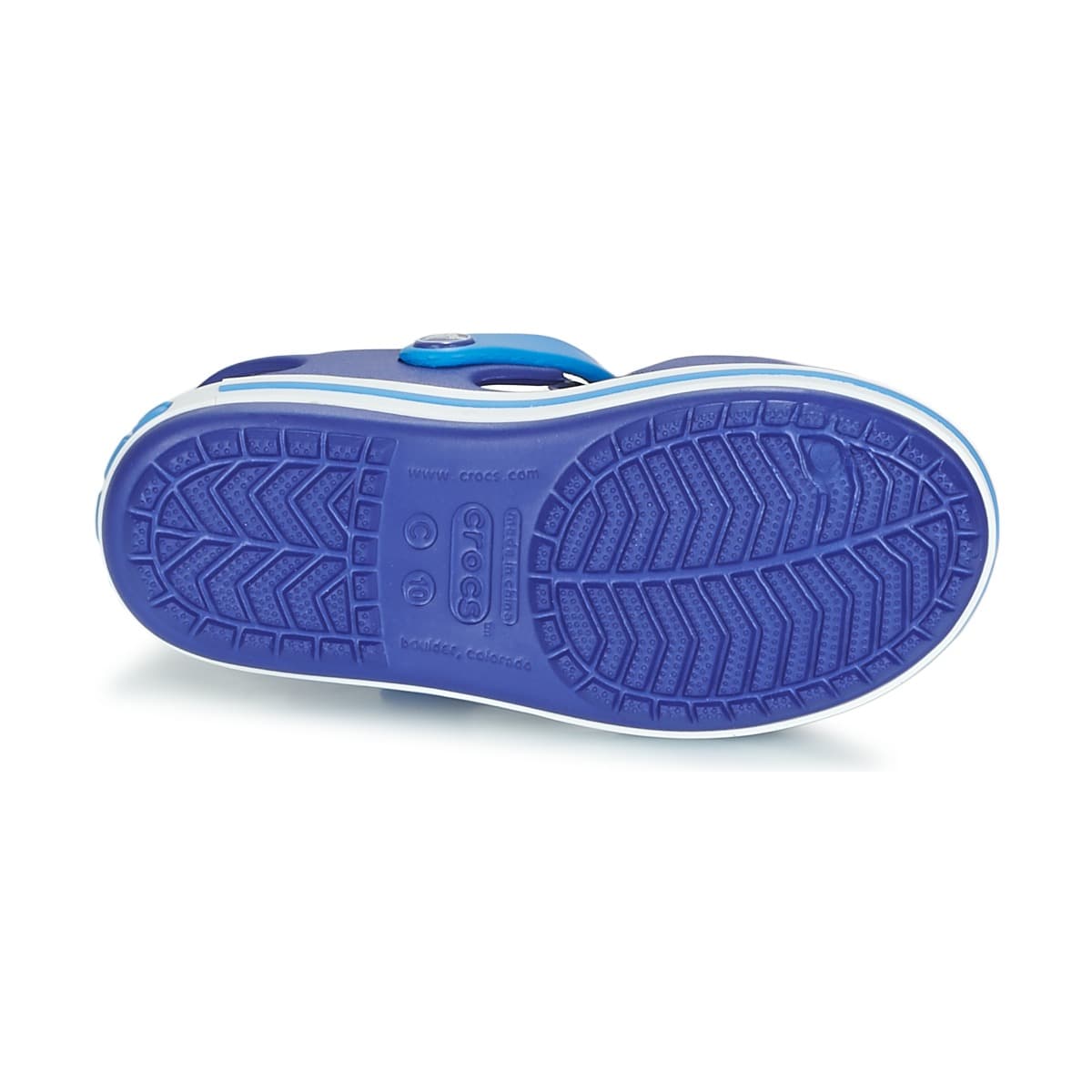 Παιδικό Πέδιλο για Αγόρι Crocs Crocband Sandal Kids Χρώματος Μπλε Ρουά 12856-4BX