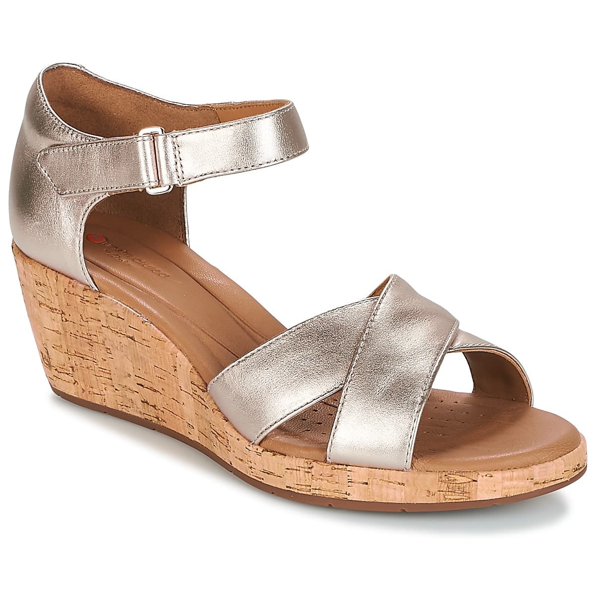 Women's Platforms Clarks Gold