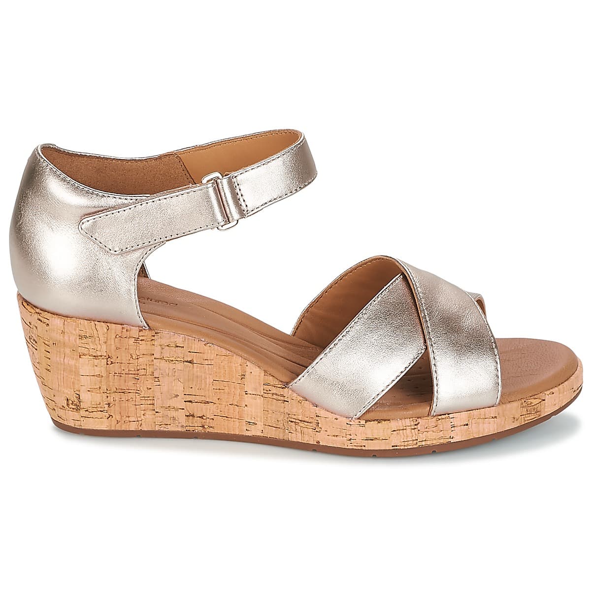 Women's Platforms Clarks Gold