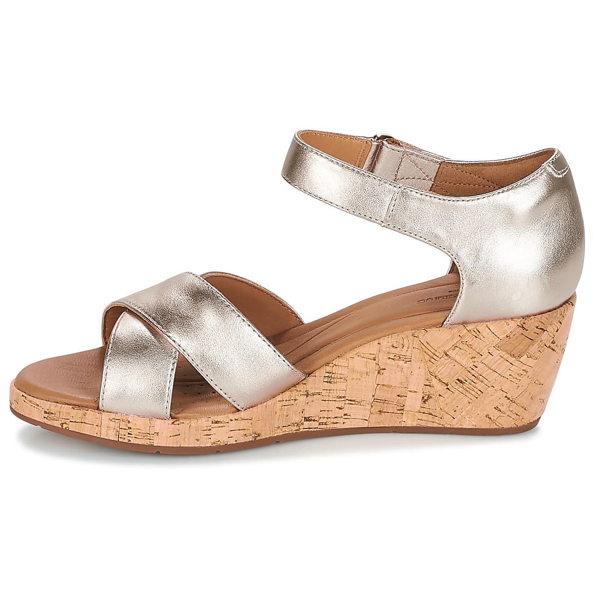 Women's Platforms Clarks Gold