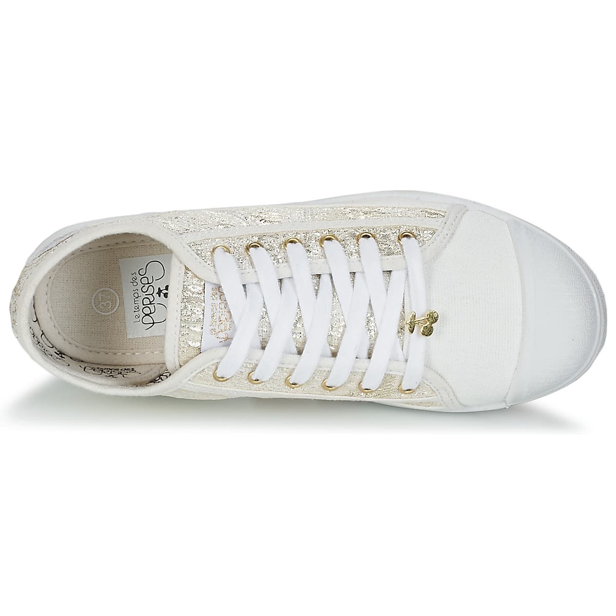 Women's Sneakers Le Temps des Cerises Gold