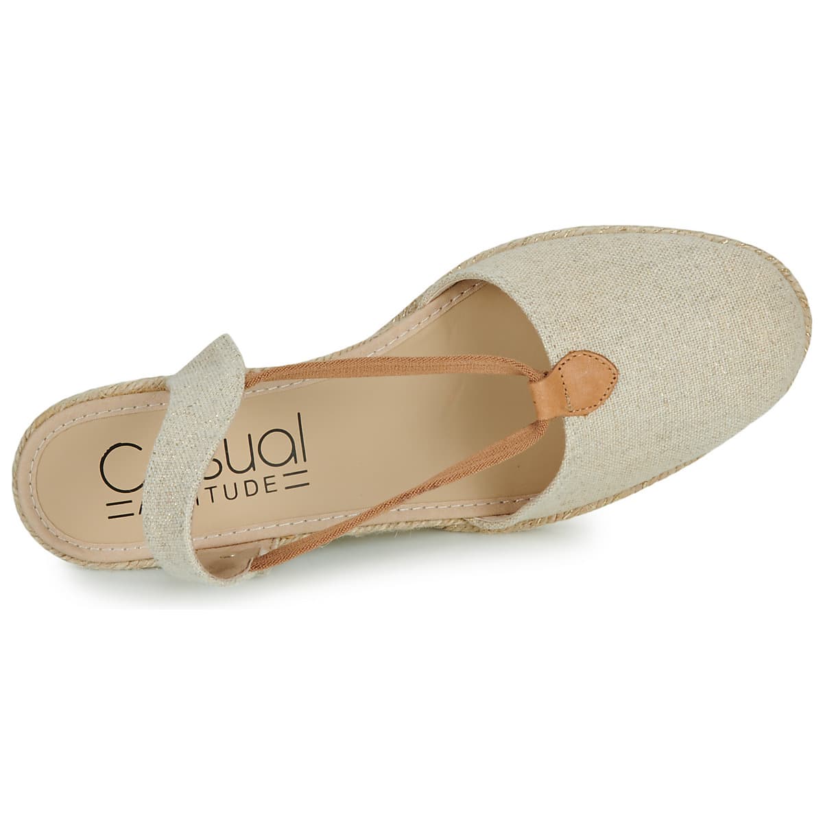 Women's Espadrilles Casual Attitude Gold
