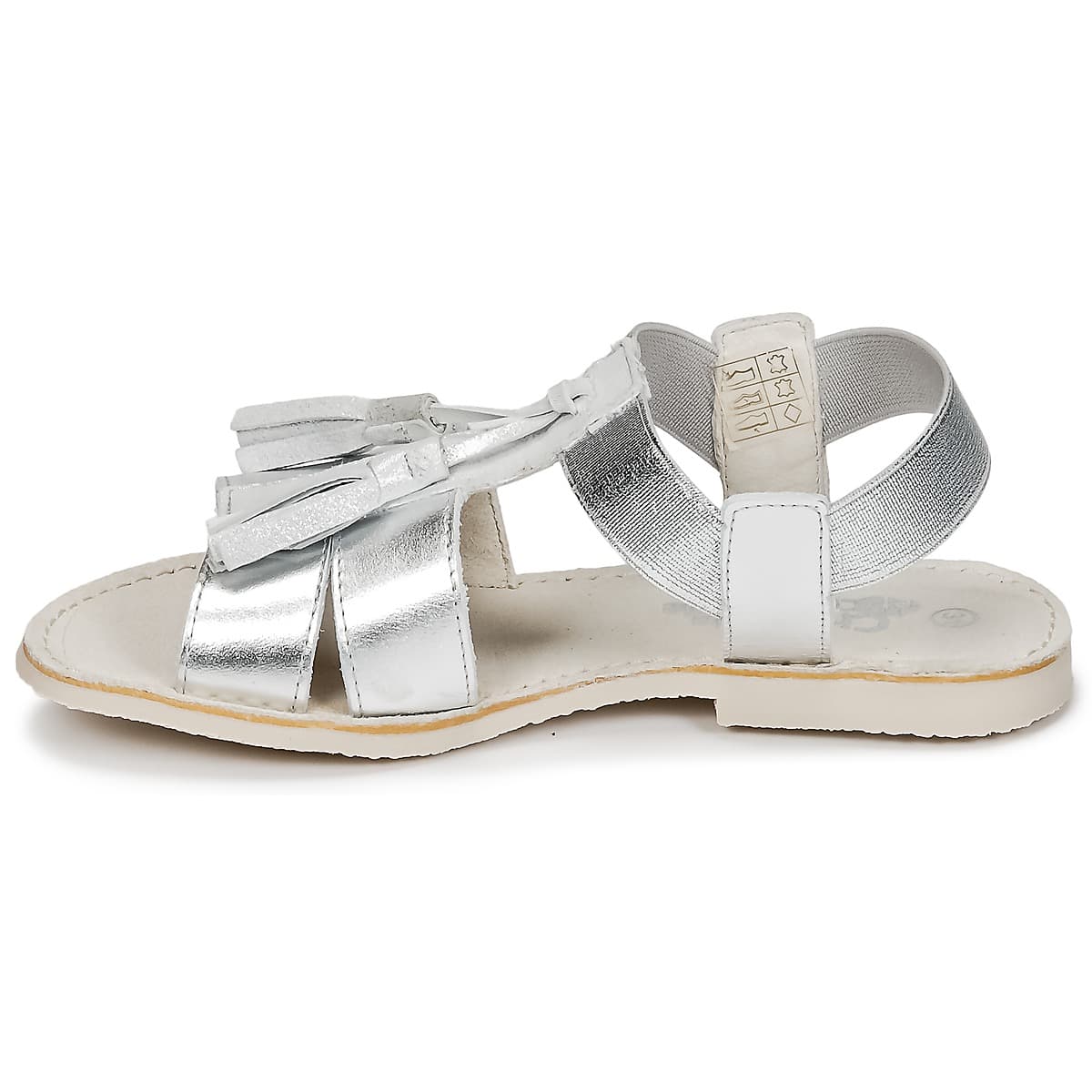 Girls' Sandals Citrouille et Compagnie Silver