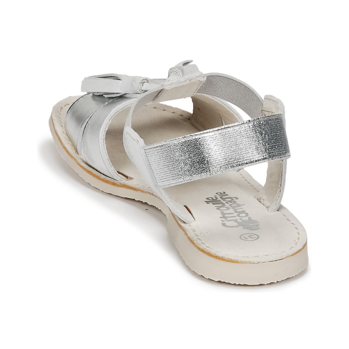 Girls' Sandals Citrouille et Compagnie Silver