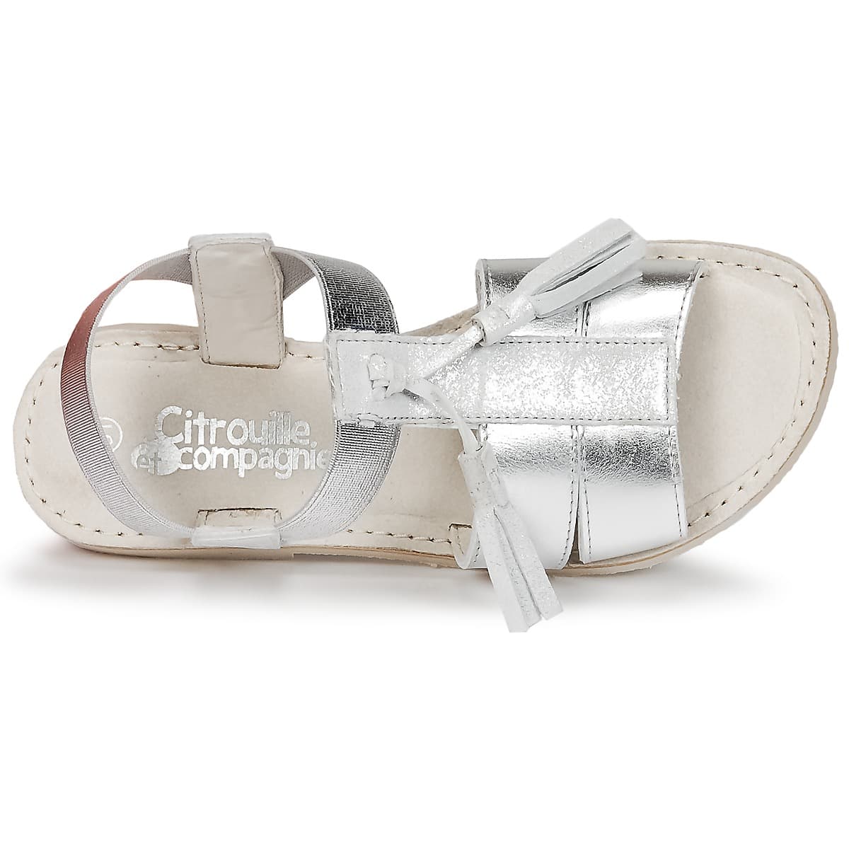 Girls' Sandals Citrouille et Compagnie Silver