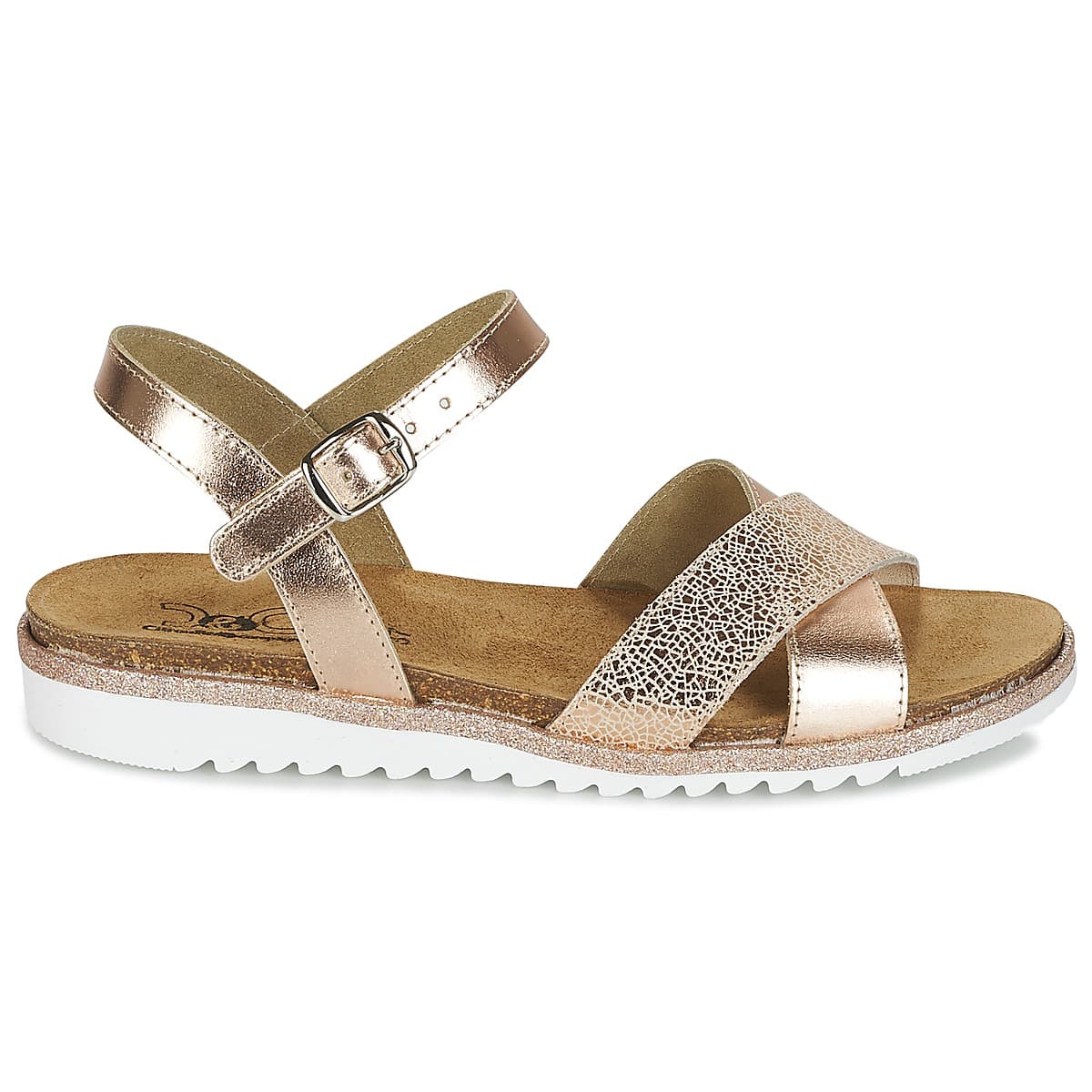 Girls' Sandals Citrouille et Compagnie Gold