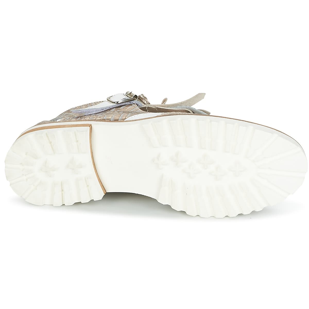 Women's Derby Shoes Regard Gold