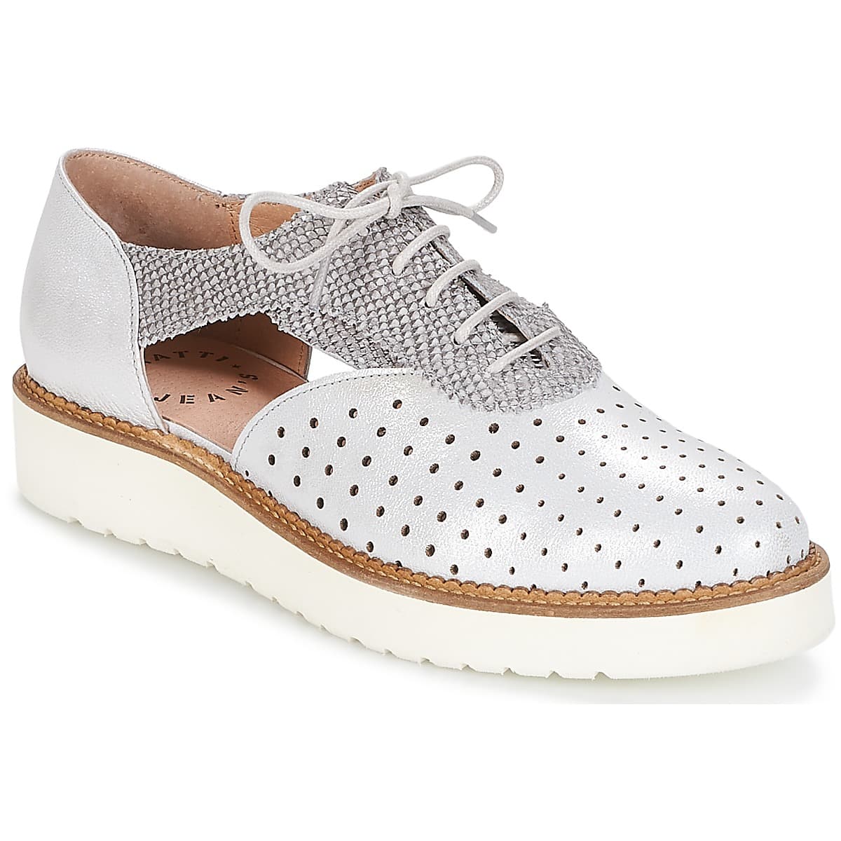 Women's Derby Shoes Muratti Silver