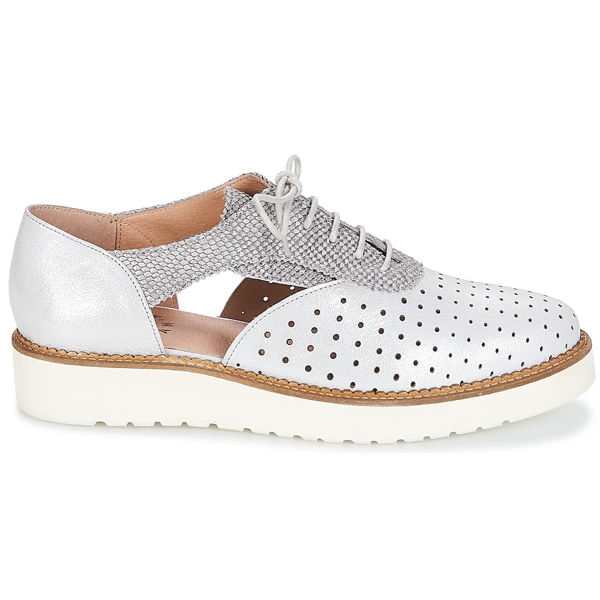 Women's Derby Shoes Muratti Silver