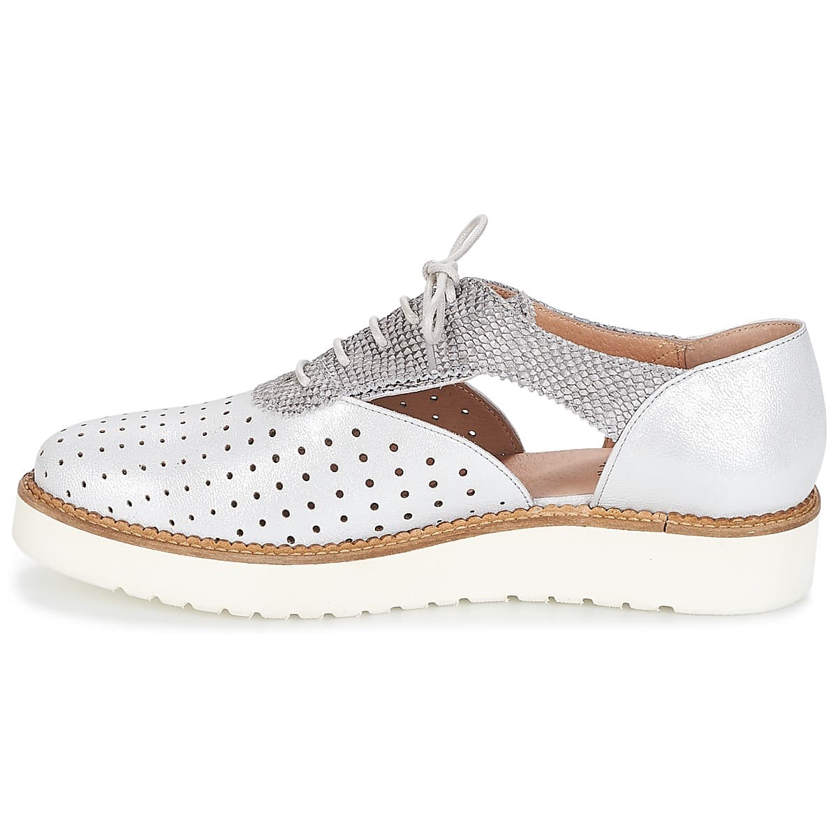 Women's Derby Shoes Muratti Silver