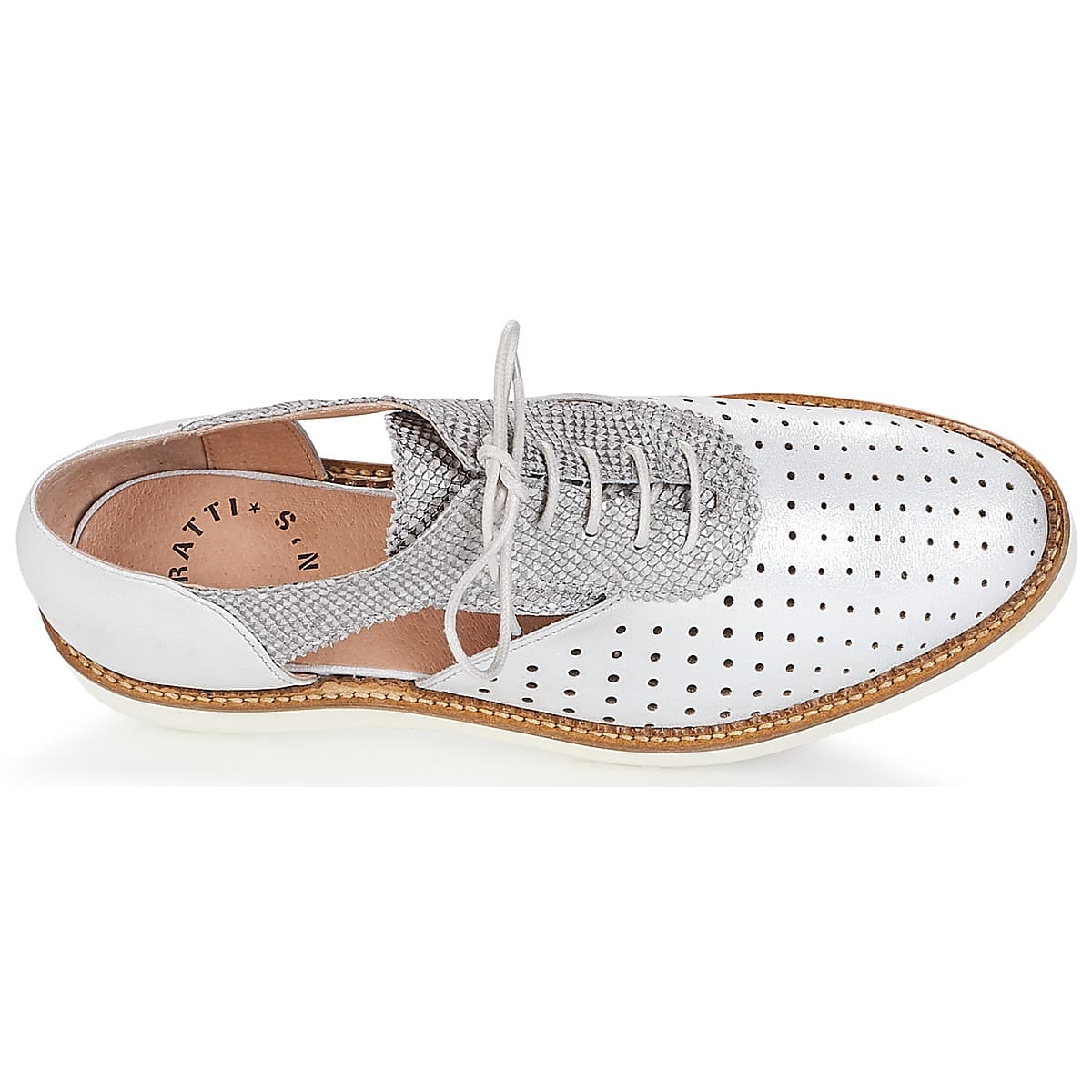 Women's Derby Shoes Muratti Silver