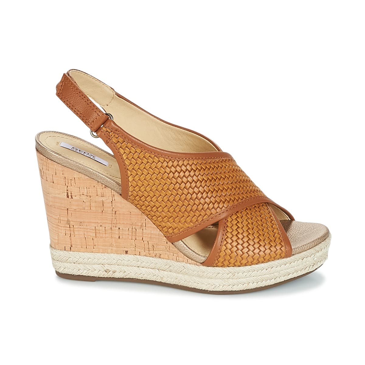 Women's Platforms Geox Brown