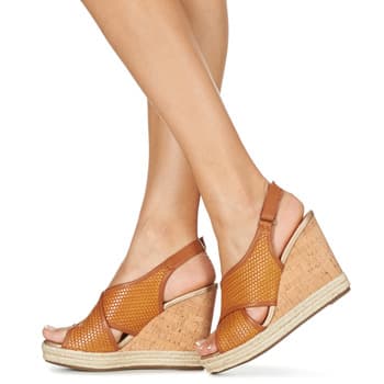 Women's Platforms Geox Brown