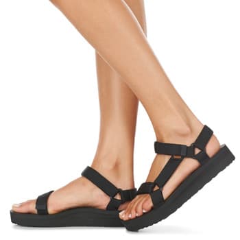 Women's Platforms Teva Black