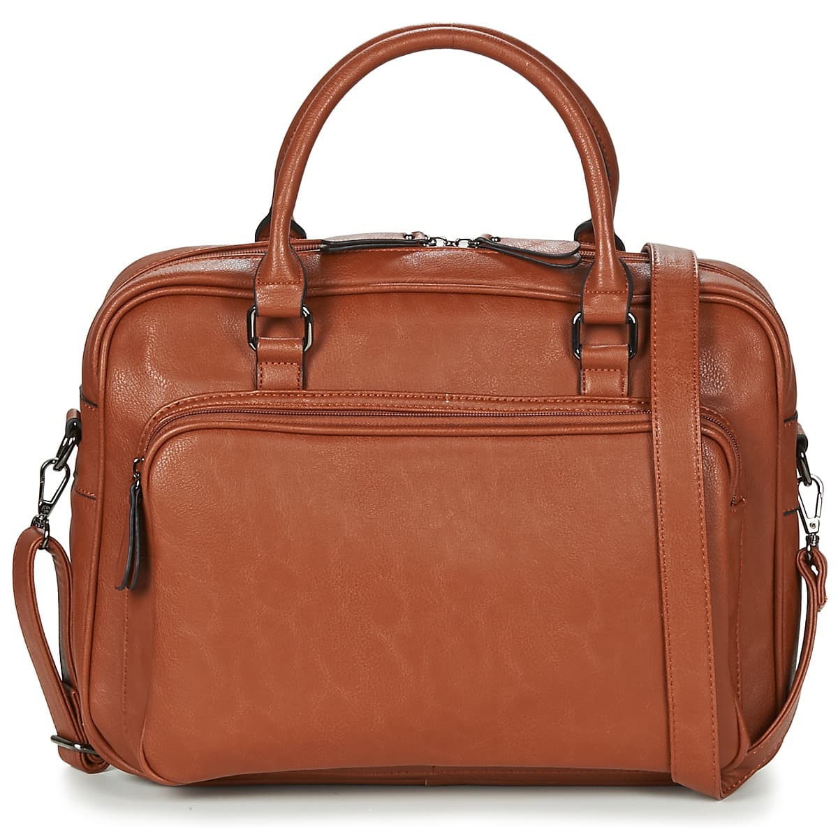 Men's Briefcases Casual Attitude Brown