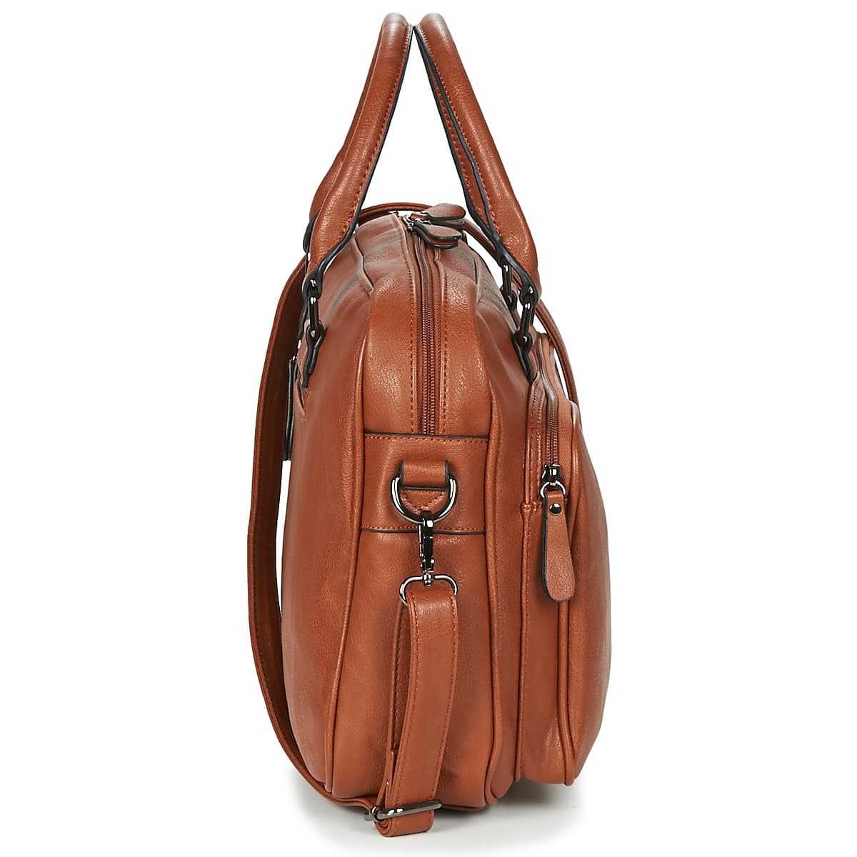 Men's Briefcases Casual Attitude Brown