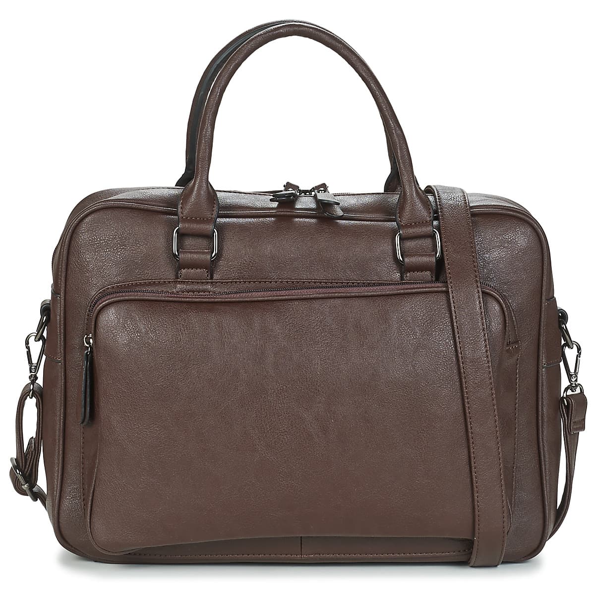 Men's Briefcases Casual Attitude Brown