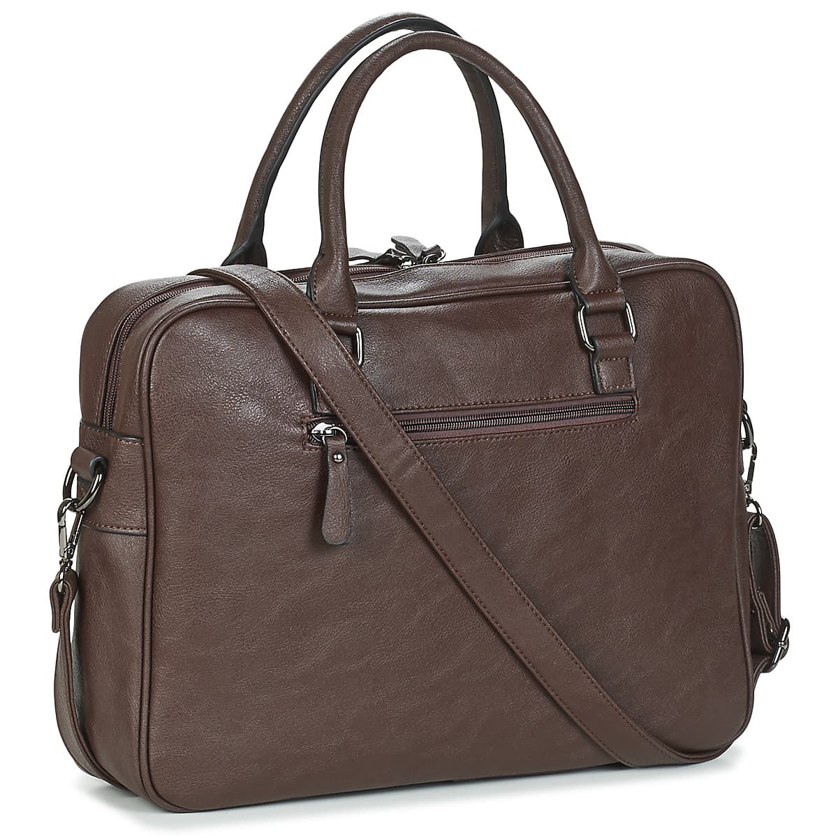 Men's Briefcases Casual Attitude Brown