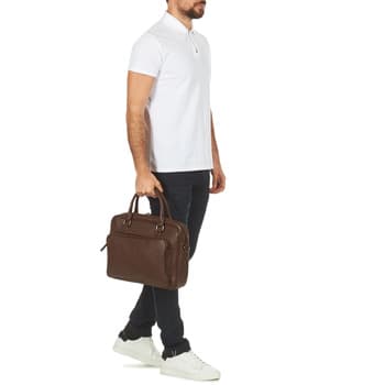 Men's Briefcases Casual Attitude Brown