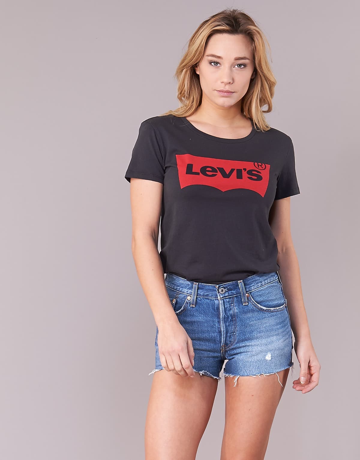 Women's T-Shirts Levis Black