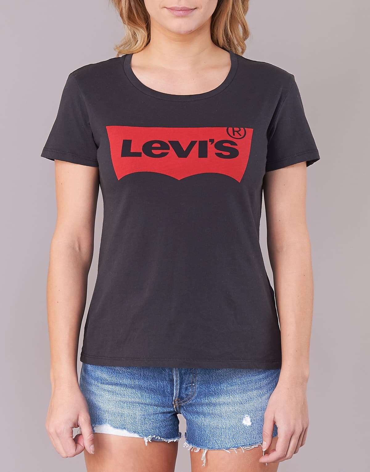 Women's T-Shirts Levis Black