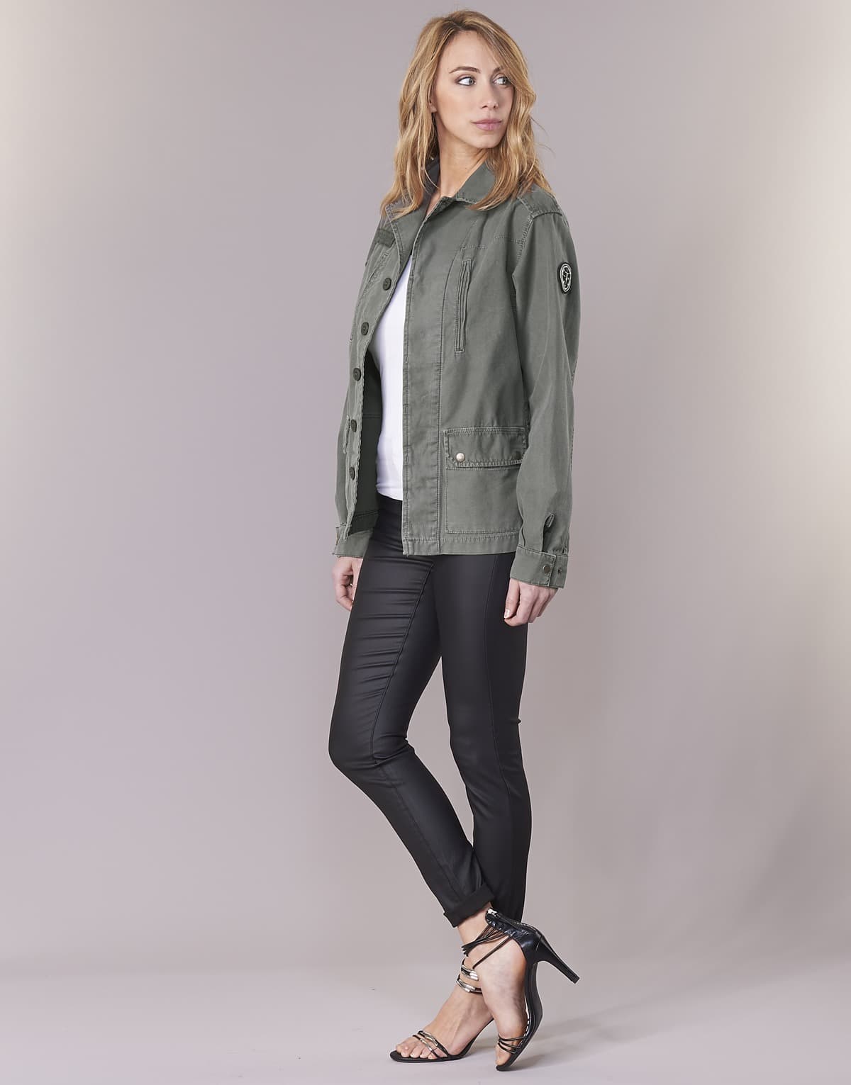 Women's Jackets Le Temps des Cerises Khaki