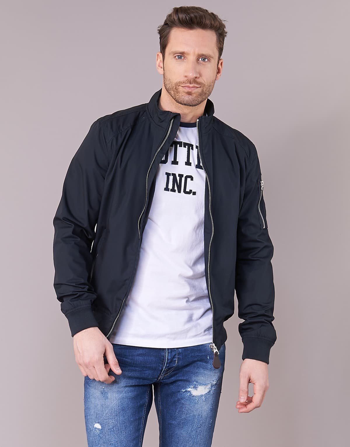 Men's Jackets Schott Blue