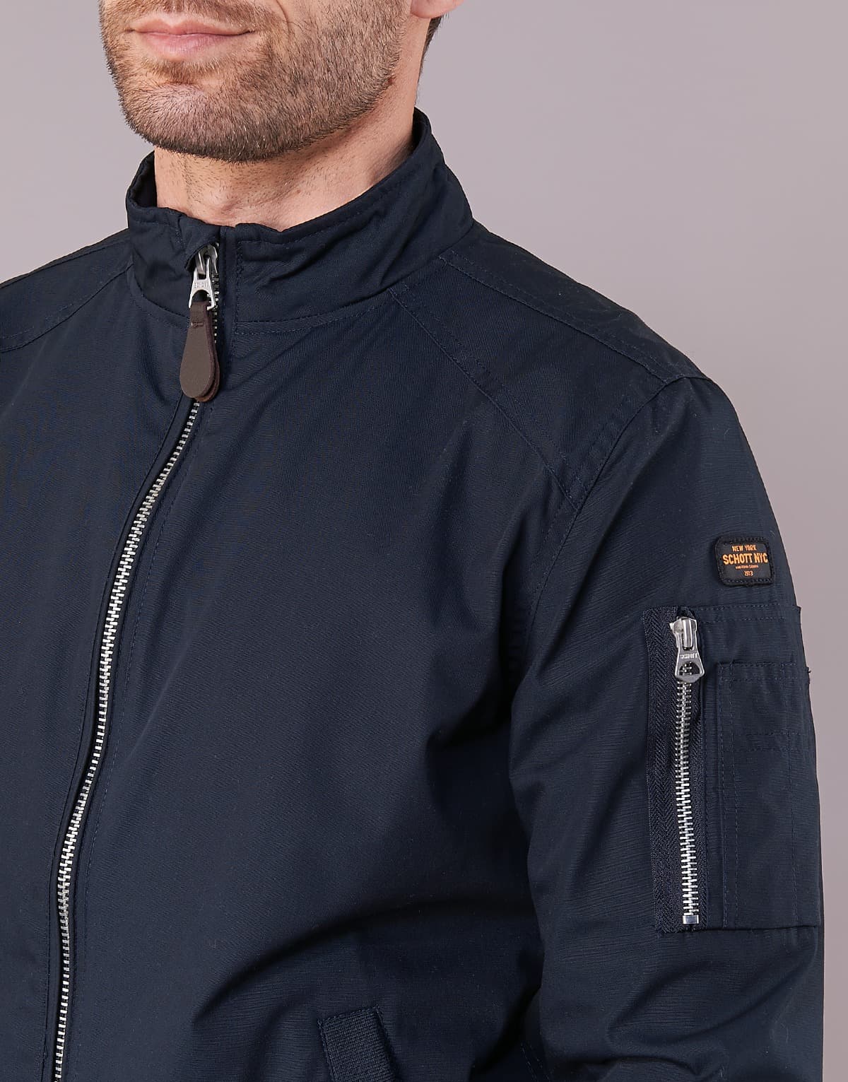 Men's Jackets Schott Blue