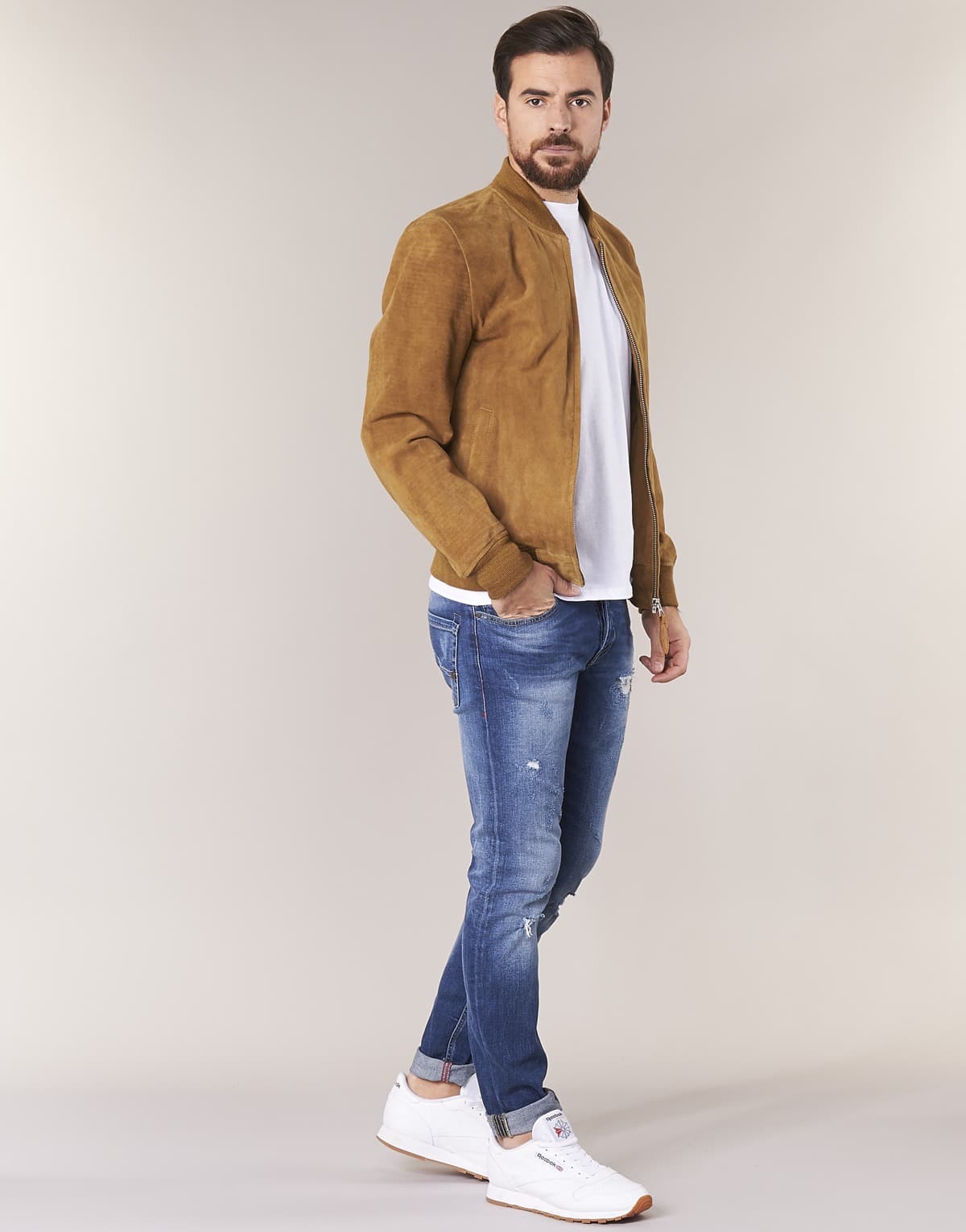 Men's Jackets Schott Brown