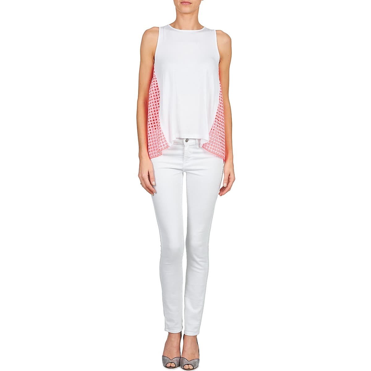 Women's Sleeveless Tops Manoush White