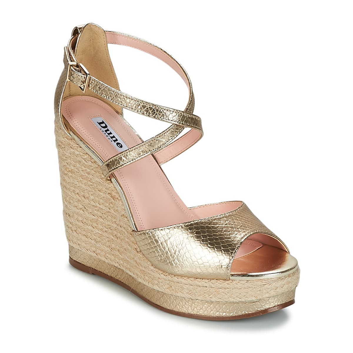 Women's Platforms Dune London Gold