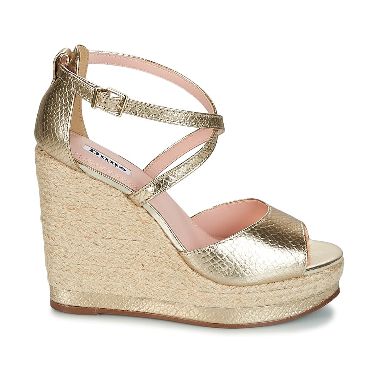 Women's Platforms Dune London Gold