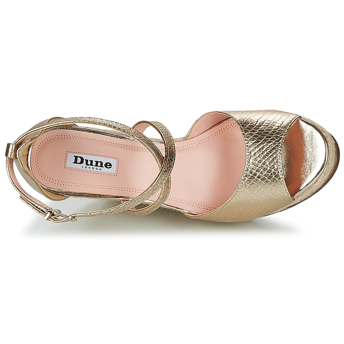 Women's Platforms Dune London Gold
