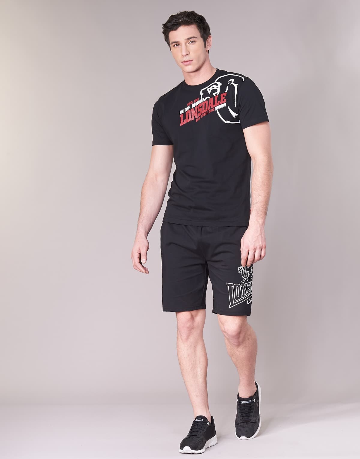 Men's Shorts Lonsdale Black