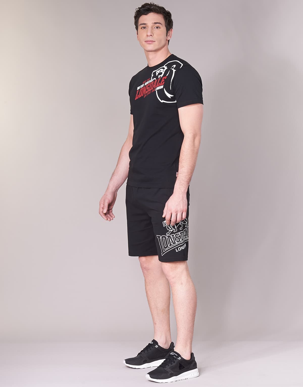 Men's Shorts Lonsdale Black