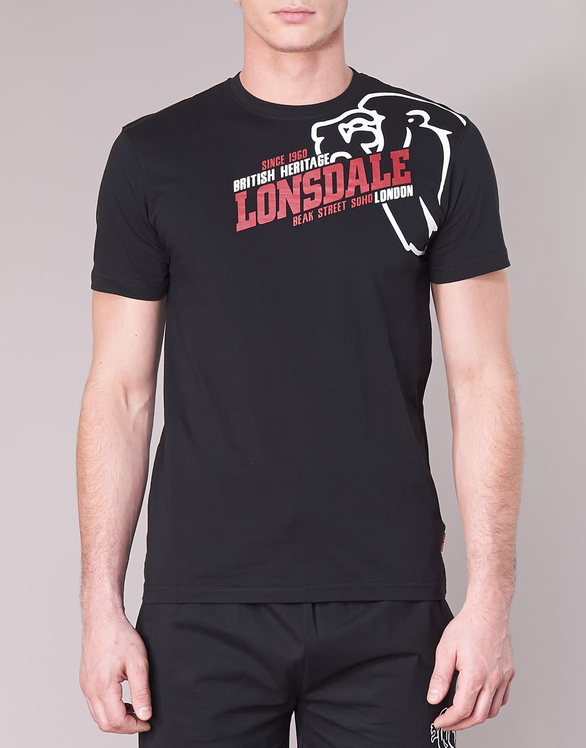 Men's T-Shirts Lonsdale Black