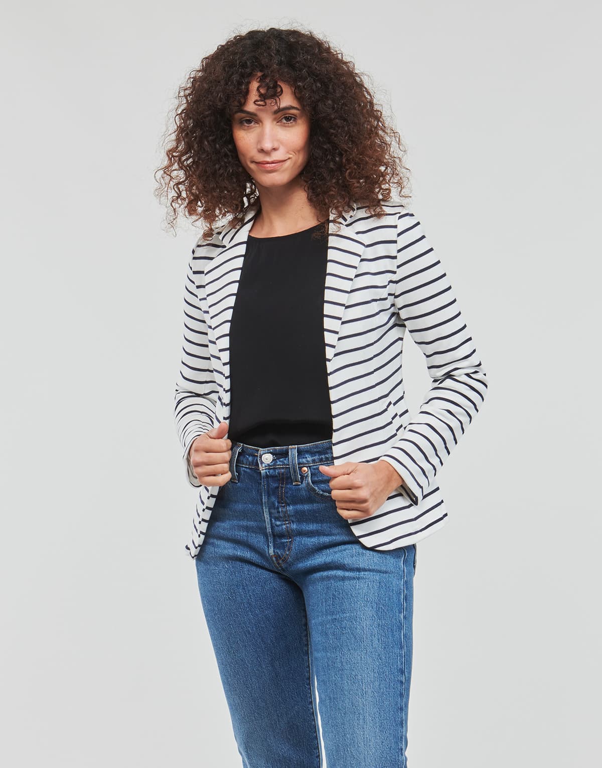 Women's Blazers Moony Mood White