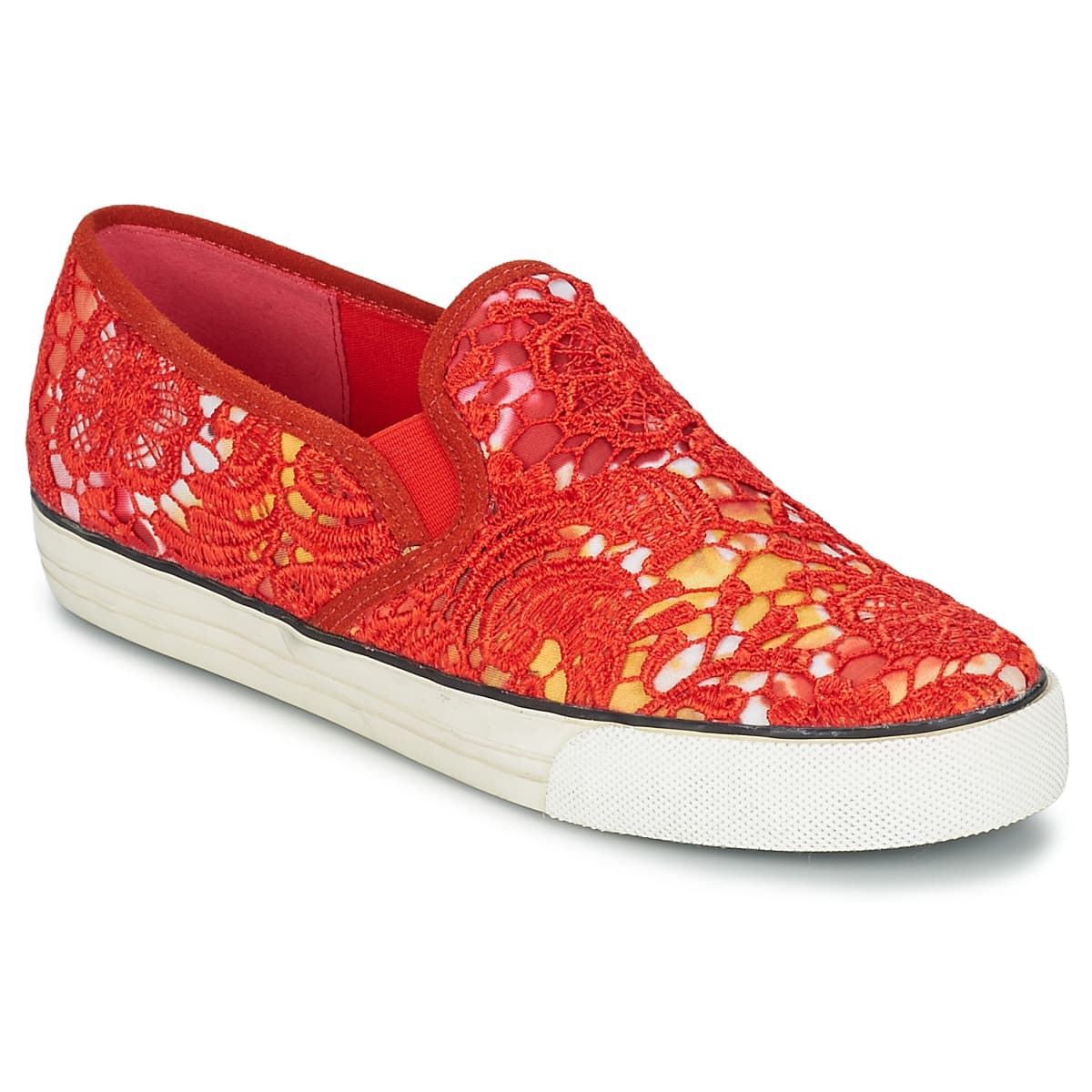 Women's Loafers Colors of California Red