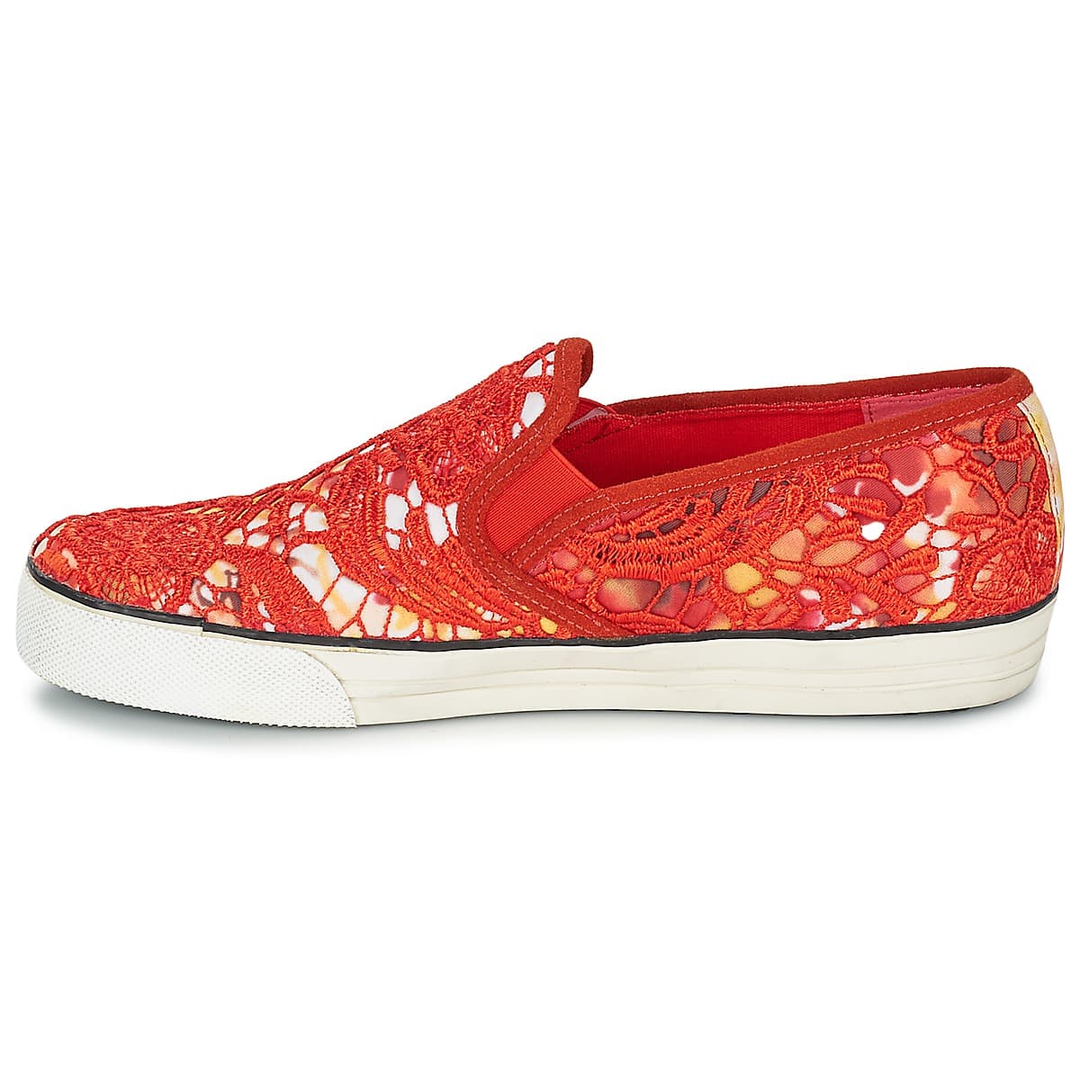 Women's Loafers Colors of California Red